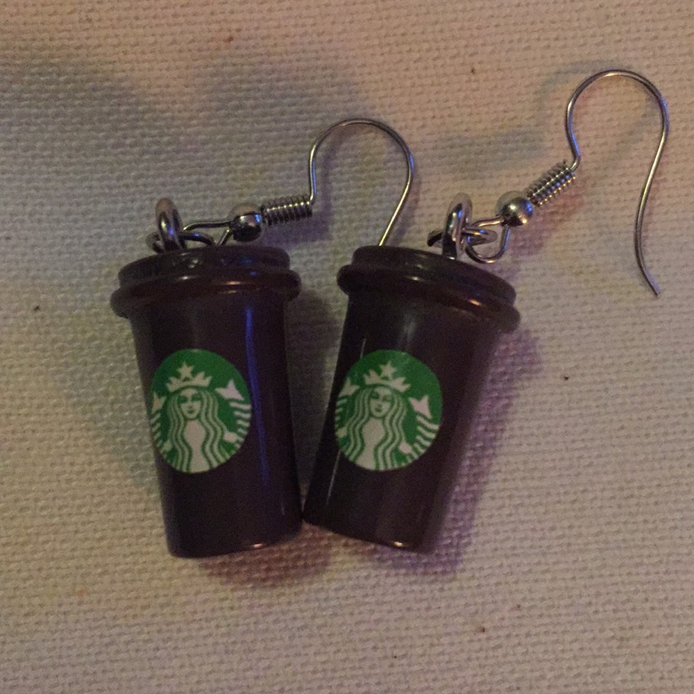 COFFEE EARRINGS Starbucks